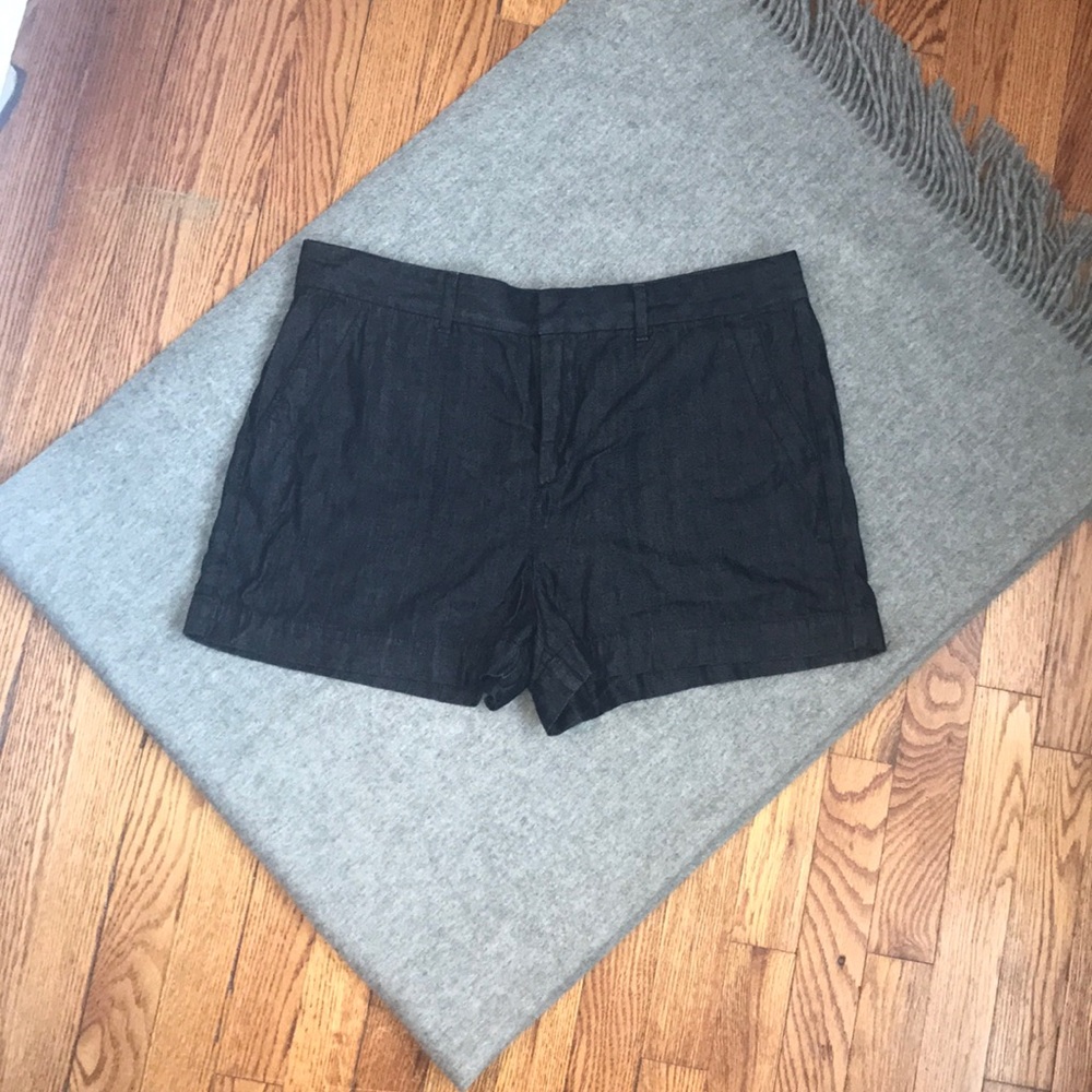 LOFT soft denim shorts, dark wash